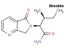 (2S,3S)-3-methyl-2-(5-oxo-5,7-dihydro-6H-pyrrolo[3,4-b]pyridin-6-yl)pentanamide