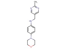N-[(2-methyl-5-pyrimidinyl)methyl]-4-(4-morpholinyl)aniline