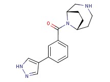 (1S*,6R*)-9-[3-(1H-pyrazol-4-yl)benzoyl]-3,9-diazabicyclo[4.2.1]nonane