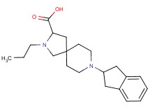 8-(2,3-dihydro-1H-inden-2-yl)-2-propyl-2,8-diazaspiro[4.5]decane-3-carboxylic acid