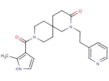 9-[(2-methyl-1H-pyrrol-3-yl)carbonyl]-2-(2-pyridin-3-ylethyl)-2,9-diazaspiro[5.5]undecan-3-one