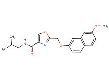 N-isobutyl-2-{[(7-methoxy-2-naphthyl)oxy]methyl}-1,3-oxazole-4-carboxamide
