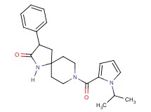 8-[(1-isopropyl-1H-pyrrol-2-yl)carbonyl]-3-phenyl-1,8-diazaspiro[4.5]decan-2-one