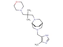 (1S*,5R*)-6-(2,2-dimethyl-3-morpholin-4-ylpropyl)-3-[(4-methyl-1H-imidazol-5-yl)methyl]-3,6-diazabicyclo[3.2.2]nonane