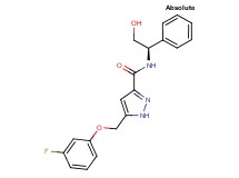5-[(3-fluorophenoxy)methyl]-N-[(1R)-2-hydroxy-1-phenylethyl]-1H-pyrazole-3-carboxamide