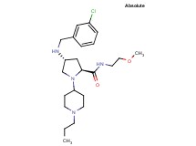 (4R)-4-[(3-chlorobenzyl)amino]-N-(2-methoxyethyl)-1-(1-propyl-4-piperidinyl)-L-prolinamide