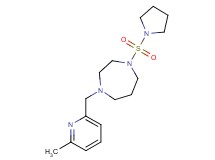 1-[(6-methylpyridin-2-yl)methyl]-4-(pyrrolidin-1-ylsulfonyl)-1,4-diazepane