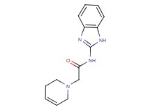 N-1H-benzimidazol-2-yl-2-(3,6-dihydropyridin-1(2H)-yl)acetamide