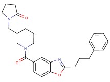 1-[(1-{[2-(3-phenylpropyl)-1,3-benzoxazol-5-yl]carbonyl}-3-piperidinyl)methyl]-2-pyrrolidinone