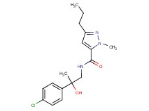N-[2-(4-chlorophenyl)-2-hydroxypropyl]-1-methyl-3-propyl-1H-pyrazole-5-carboxamide
