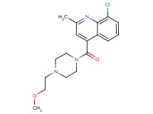 8-chloro-4-{[4-(2-methoxyethyl)piperazin-1-yl]carbonyl}-2-methylquinoline