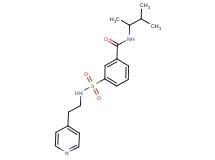 N-(1,2-dimethylpropyl)-3-{[(2-pyridin-4-ylethyl)amino]sulfonyl}benzamide