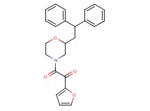 2-[2-(2,2-diphenylethyl)-4-morpholinyl]-1-(2-furyl)-2-oxoethanone