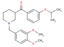 [1-(3,4-dimethoxybenzyl)-3-piperidinyl](3-isopropoxyphenyl)methanone