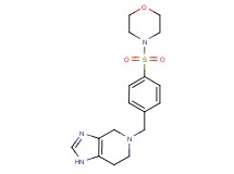 5-[4-(morpholin-4-ylsulfonyl)benzyl]-4,5,6,7-tetrahydro-1H-imidazo[4,5-c]pyridine