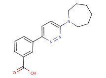 3-(6-azepan-1-ylpyridazin-3-yl)benzoic acid