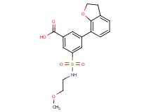 3-(2,3-dihydro-1-benzofuran-7-yl)-5-{[(2-methoxyethyl)amino]sulfonyl}benzoic acid