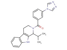 1-isopropyl-2-[3-(4H-1,2,4-triazol-4-yl)benzoyl]-2,3,4,9-tetrahydro-1H-beta-carboline