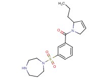 1-({3-[(2-propyl-2,5-dihydro-1H-pyrrol-1-yl)carbonyl]phenyl}sulfonyl)-1,4-diazepane
