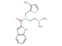 N-[2-(dimethylamino)ethyl]-N-[(3-methyl-2-thienyl)methyl]-1H-indole-2-carboxamide