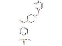 4-{[4-(pyridin-3-yloxy)piperidin-1-yl]carbonyl}benzenesulfonamide
