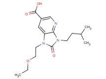 1-(2-ethoxyethyl)-3-(3-methylbutyl)-2-oxo-2,3-dihydro-1H-imidazo[4,5-b]pyridine-6-carboxylic acid