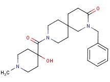 2-benzyl-9-[(4-hydroxy-1-methylpiperidin-4-yl)carbonyl]-2,9-diazaspiro[5.5]undecan-3-one