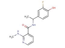 N-[1-(3-fluoro-4-hydroxyphenyl)ethyl]-2-(methylamino)nicotinamide