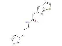 N-[3-(1H-imidazol-1-yl)propyl]-2-imidazo[2,1-b][1,3]thiazol-6-ylacetamide