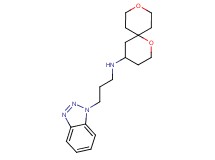 N-[3-(1H-1,2,3-benzotriazol-1-yl)propyl]-1,9-dioxaspiro[5.5]undecan-4-amine