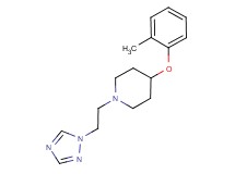4-(2-methylphenoxy)-1-[2-(1H-1,2,4-triazol-1-yl)ethyl]piperidine trifluoroacetate