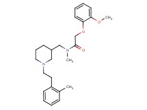 2-(2-methoxyphenoxy)-N-methyl-N-({1-[2-(2-methylphenyl)ethyl]-3-piperidinyl}methyl)acetamide