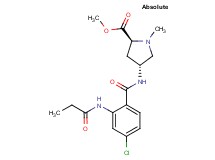 methyl (2S,4R)-4-{[4-chloro-2-(propionylamino)benzoyl]amino}-1-methylpyrrolidine-2-carboxylate