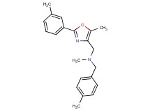 N-methyl-N-(4-methylbenzyl)-1-[5-methyl-2-(3-methylphenyl)-1,3-oxazol-4-yl]methanamine