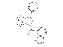 (3R*,3aR*,7aR*)-1-(1H-indol-7-ylcarbonyl)-3-phenyloctahydro-4,7-ethanopyrrolo[3,2-b]pyridine