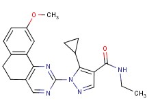 5-cyclopropyl-N-ethyl-1-(9-methoxy-5,6-dihydrobenzo[h]quinazolin-2-yl)-1H-pyrazole-4-carboxamide