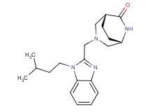 (1R*,5S*)-3-{[1-(3-methylbutyl)-1H-benzimidazol-2-yl]methyl}-3,6-diazabicyclo[3.2.2]nonan-7-one
