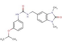 N-[(1,3-dimethyl-2-oxo-2,3-dihydro-1H-benzimidazol-5-yl)methyl]-N'-(3-isopropoxyphenyl)urea