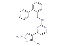 N-(biphenyl-2-ylmethyl)-4-(1,3-dimethyl-1H-pyrazol-4-yl)pyrimidin-2-amine