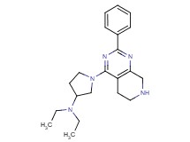 N,N-diethyl-1-(2-phenyl-5,6,7,8-tetrahydropyrido[3,4-d]pyrimidin-4-yl)pyrrolidin-3-amine