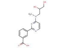 3-{4-[(2,3-dihydroxypropyl)(methyl)amino]pyrimidin-2-yl}benzoic acid