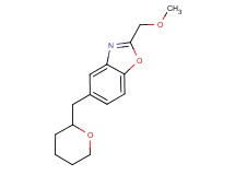 2-(methoxymethyl)-5-(tetrahydro-2H-pyran-2-ylmethyl)-1,3-benzoxazole