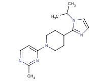 4-[4-(1-isopropyl-1H-imidazol-2-yl)-1-piperidinyl]-2-methylpyrimidine