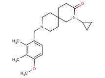 2-cyclopropyl-9-(4-methoxy-2,3-dimethylbenzyl)-2,9-diazaspiro[5.5]undecan-3-one