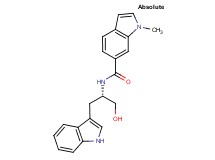 N-[(1S)-2-hydroxy-1-(1H-indol-3-ylmethyl)ethyl]-1-methyl-1H-indole-6-carboxamide