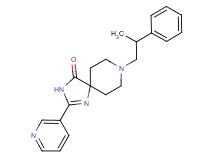 8-(2-phenylpropyl)-2-pyridin-3-yl-1,3,8-triazaspiro[4.5]dec-1-en-4-one