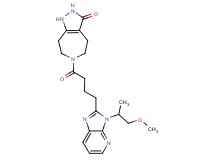 6-{4-[3-(2-methoxy-1-methylethyl)-3H-imidazo[4,5-b]pyridin-2-yl]butanoyl}-1,4,5,6,7,8-hexahydropyrazolo[3,4-d]azepin-3(2H)-one