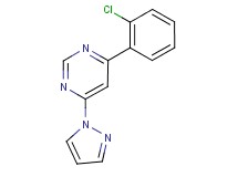 4-(2-chlorophenyl)-6-(1H-pyrazol-1-yl)pyrimidine