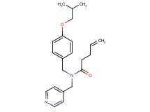 N-(4-isobutoxybenzyl)-N-(4-pyridinylmethyl)-4-pentenamide