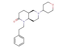 (4aS*,8aR*)-1-(2-phenylethyl)-6-(tetrahydro-2H-pyran-4-yl)octahydro-1,6-naphthyridin-2(1H)-one